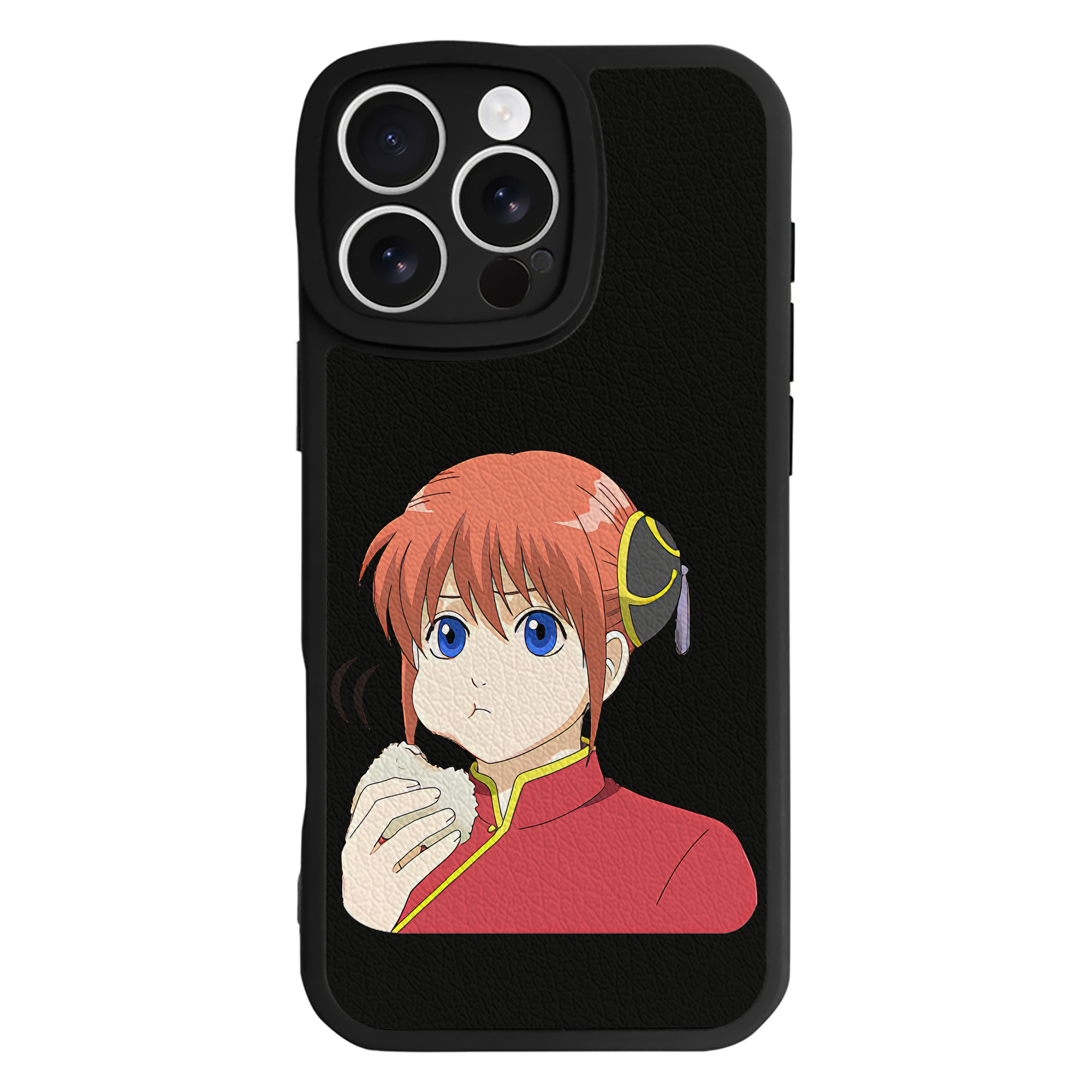 （画像用） ぎんたま 坂田銀時（さかたぎんとき） 神楽 志村新八（しむら しんぱち） GINTAMA Sakata Gintoki Kagura Shimura Shinpachi 【iPhone 16シリーズ対応】シリコンスマホケース（レザー調） 材質：シリコン
